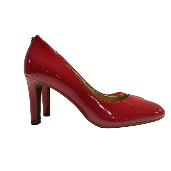 Michael Kors Women's Red Patent Leather Pumps, Size 6M, Date Night Valentines - Picture 1 of 5